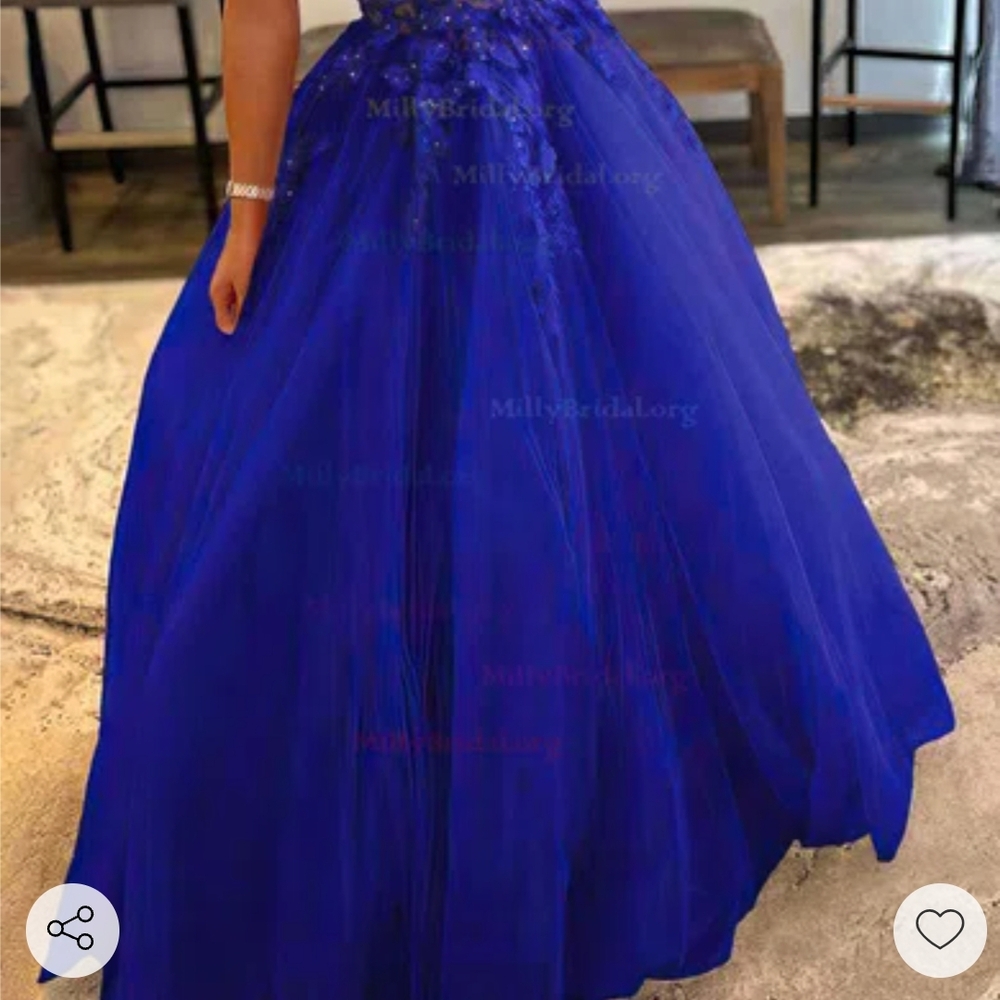MillyBridal Blue Lace Dress